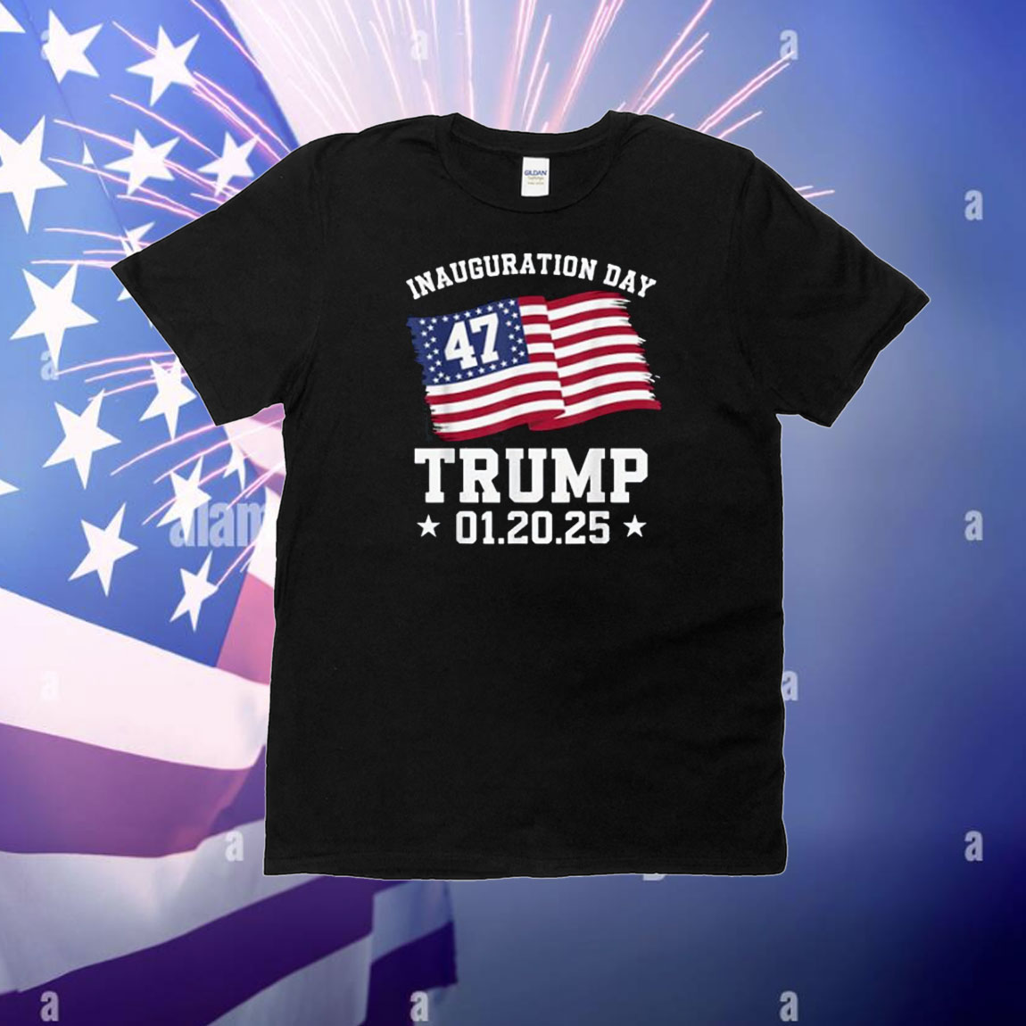 Trump Inauguration Day 01.20.25 47th President Memorabilia T-Shirt