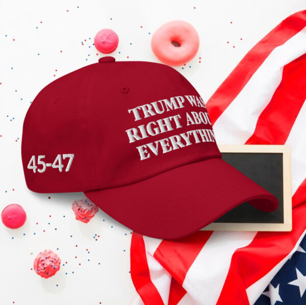 Trump Was Right About Everything Classic Hat