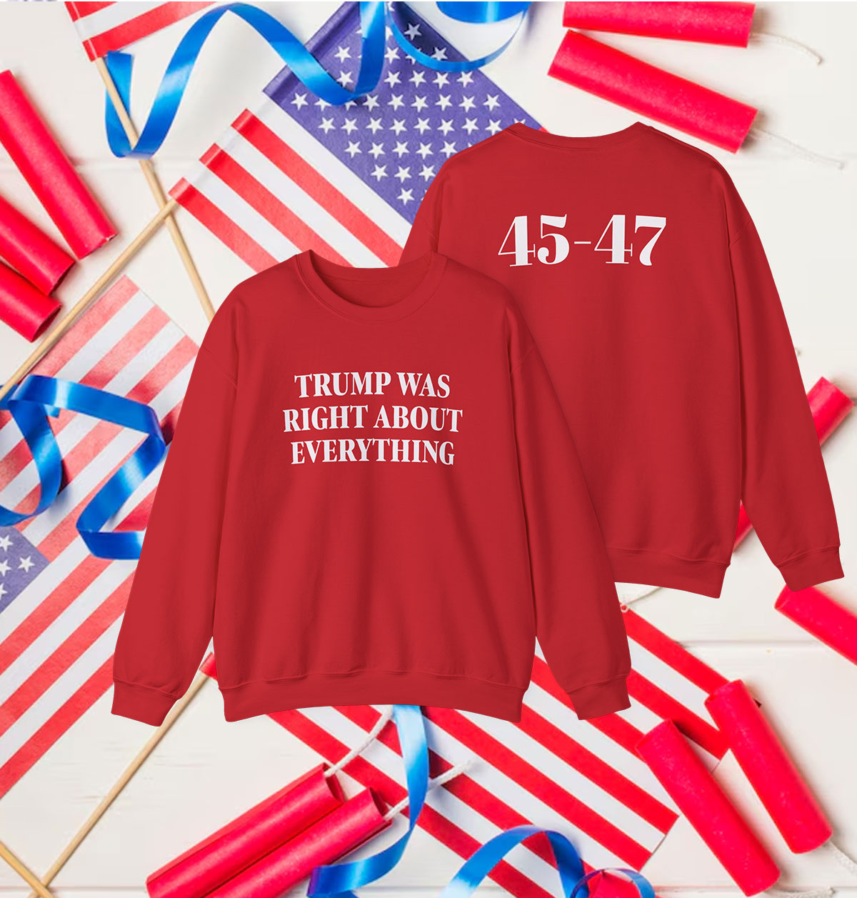 Trump Was Right About Everything Snapback Longsleeve