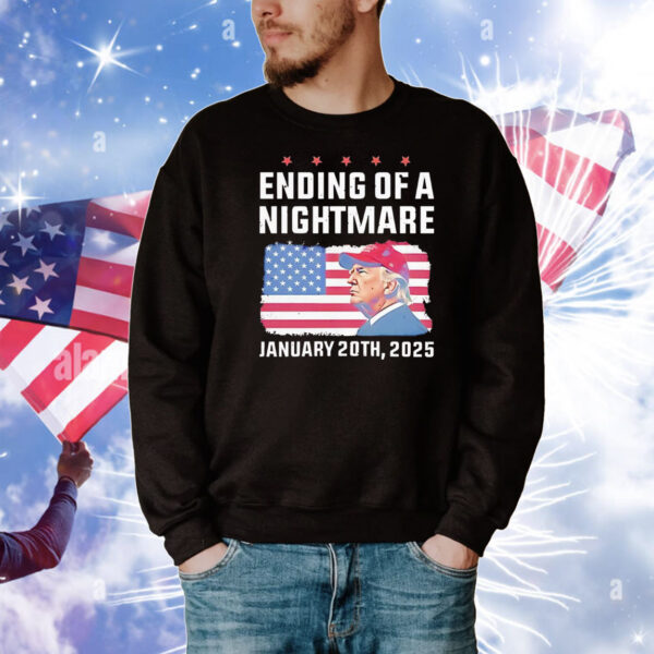 Trump ending of a nightmare january 20th 2025 T-Shirt
