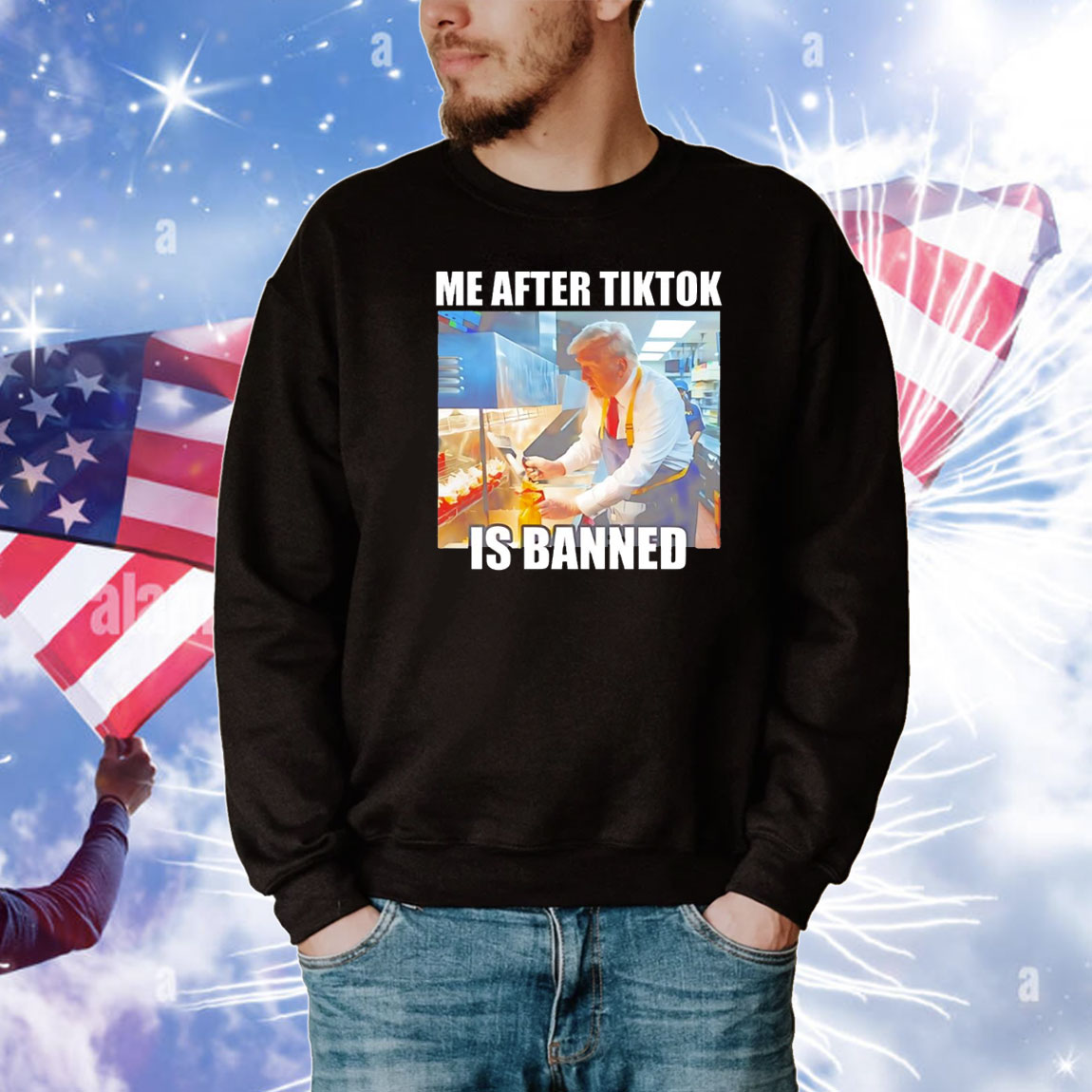Trump me after tiktok is banned T-Shirt