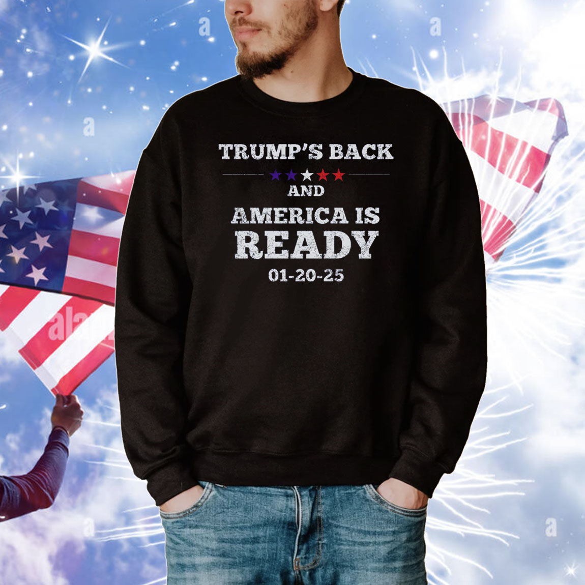 Trump's Back And America Is Ready 01-20-25 T-Shirt