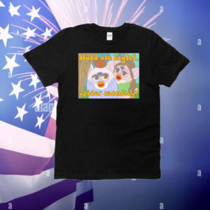 Twilight Furby Bella Swan and Edward Cullen hold on tight spider monkey T-Shirt