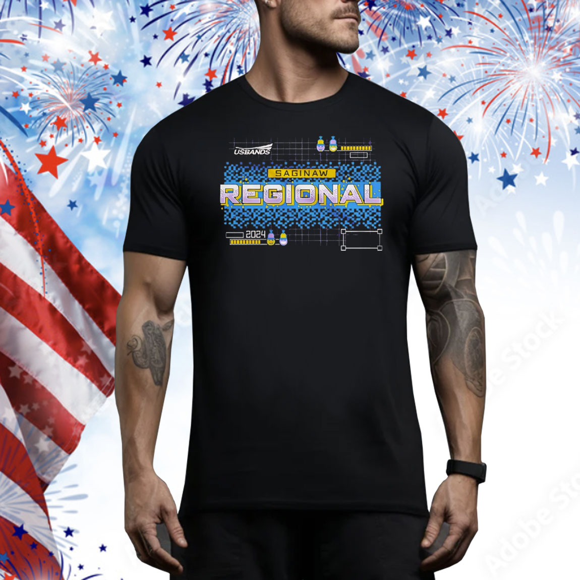 USBands Saginaw Regional 2024 Tee Shirt