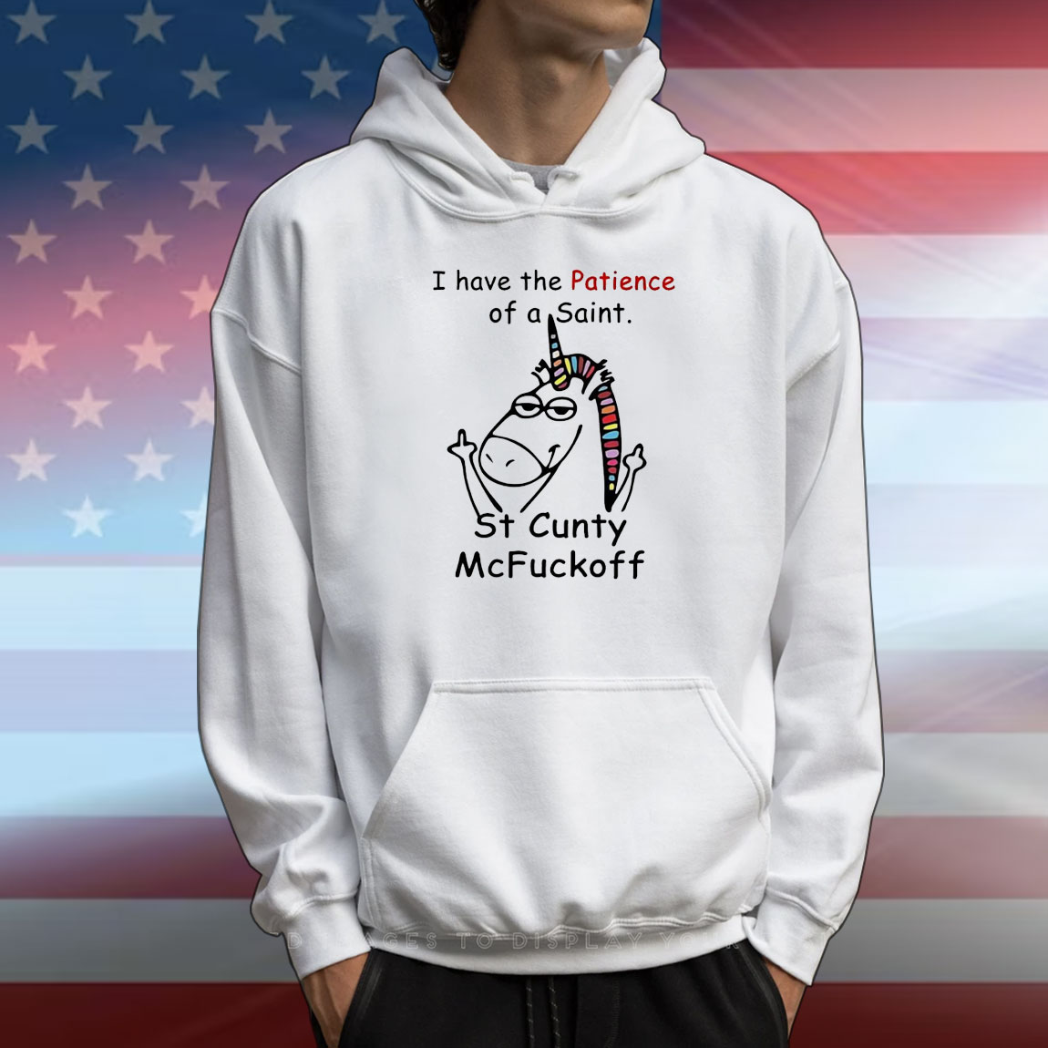 Unicorn I have the patience of a saint st cunty mcfuckoff T-Shirt