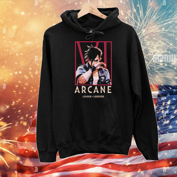 Vi Arcane League Of Legends character movies T-Shirt
