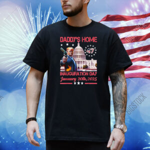Vintage Daddy's Home Trump 45 47 Pink Inauguration Day 2025 Shirt