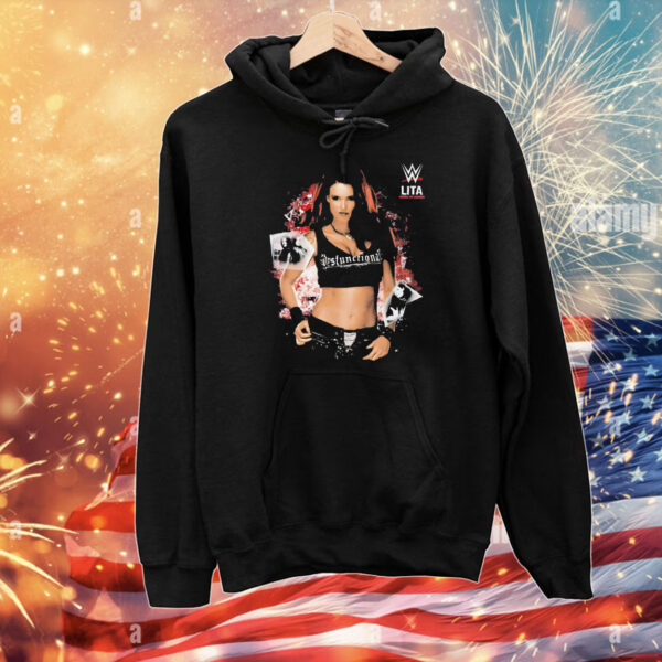 WWE Lita big face signature graphic T-Shirt