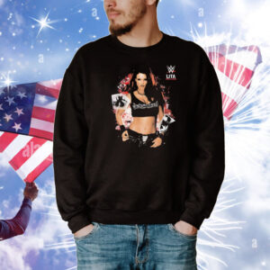 WWE Lita big face signature graphic T-Shirt
