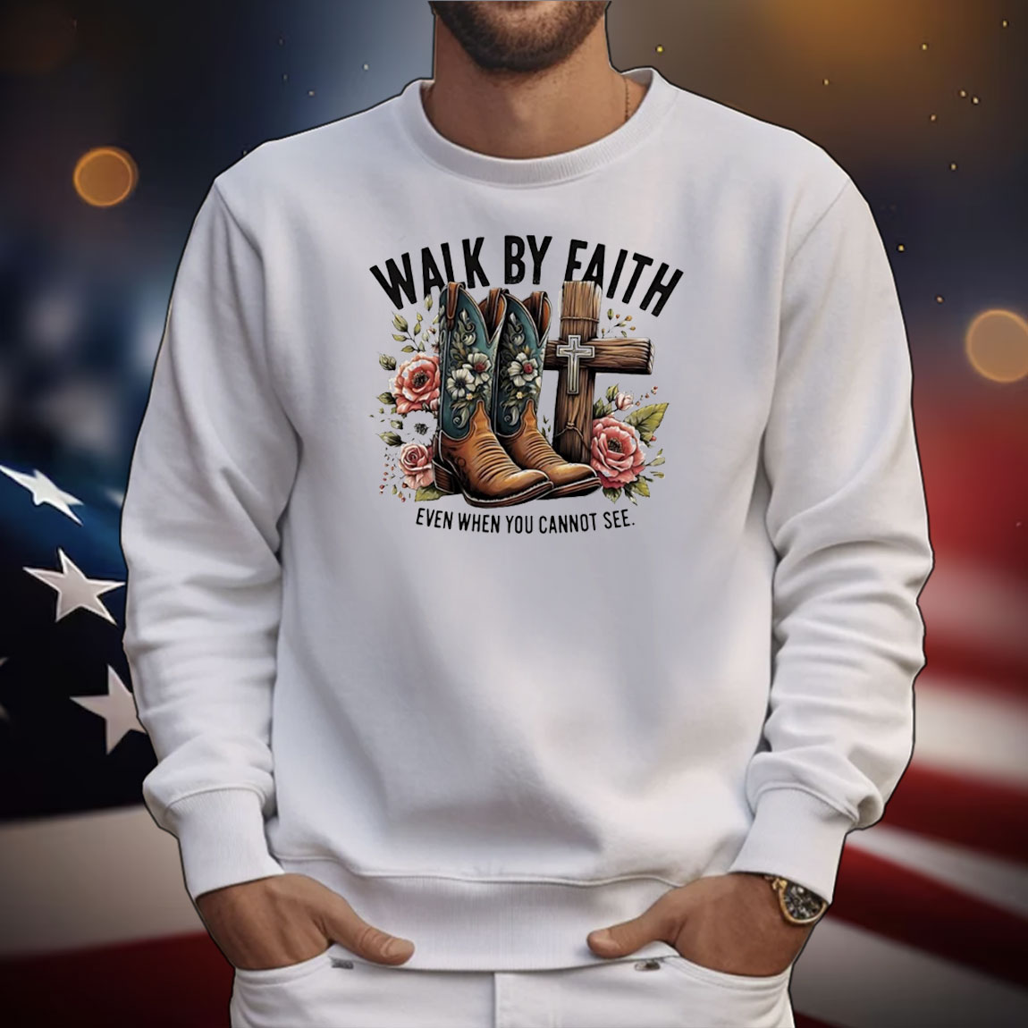 Walk by faith even when you cannot see T-Shirt