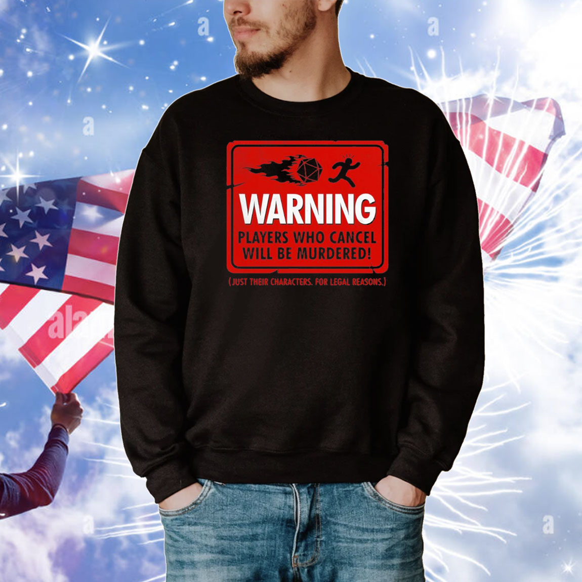 Warning players who cancel will be murdered just their characters for legal reasons T-Shirt